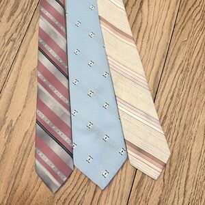 Vintage Men's Tie Set of 9 Neiman-Marcus, Calvin Klein Sulka Jordache & More 27J